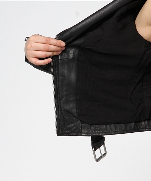 ALLSAINTS（オールセインツ）の「【本日セール終了】TASSEL BALFERN（ライダースジャケット・レディース・ブラック・6/4/8/2）」の10枚目の写真