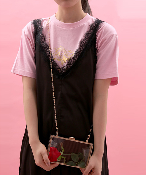 WC（ダブル シー）の「WC/アクリルチェ－ンバッグ（ショルダーバッグ・レディース・ホワイト/ブルー/ホワイト系その他/ピンク・FREE）」の10枚目の写真