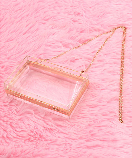 WC（ダブル シー）の「WC/アクリルチェ－ンバッグ（ショルダーバッグ・レディース・ホワイト/ブルー/ホワイト系その他/ピンク・FREE）」の11枚目の写真