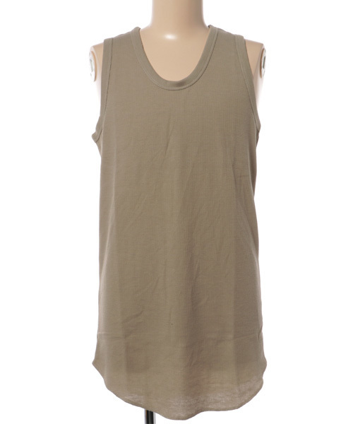 VENCEEXCHANGE(ヴァンスエクスチェンジ)の「ワッフルロング丈タンクトップ (タンクトップ・メンズ・コーラル/オフホワイト/ブラック/ピンク/ベージュ/ホワイト・LARGE/MEDIUM)」の4枚目の写真