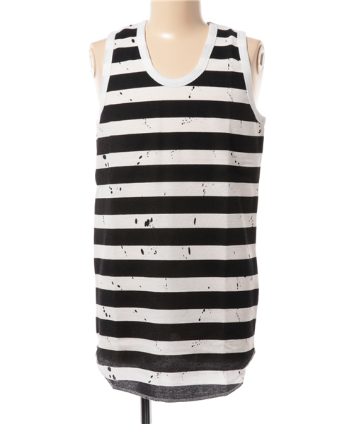 VENCEEXCHANGE(ヴァンスエクスチェンジ)の「ワッフルロング丈タンクトップ (タンクトップ・メンズ・コーラル/オフホワイト/ブラック/ピンク/ベージュ/ホワイト・LARGE/MEDIUM)」の2枚目の写真