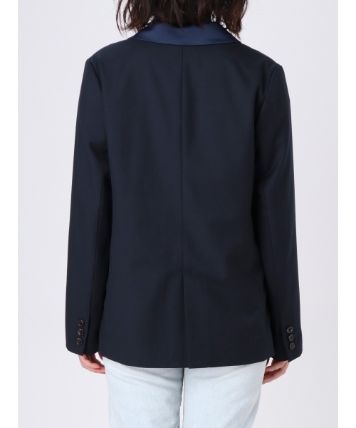 Ungrid(アングリッド)の「サテンカラーテーラードジャケット(テーラードジャケット・レディース・ネイビー・SMALL/MEDIUM)」の6枚目の写真