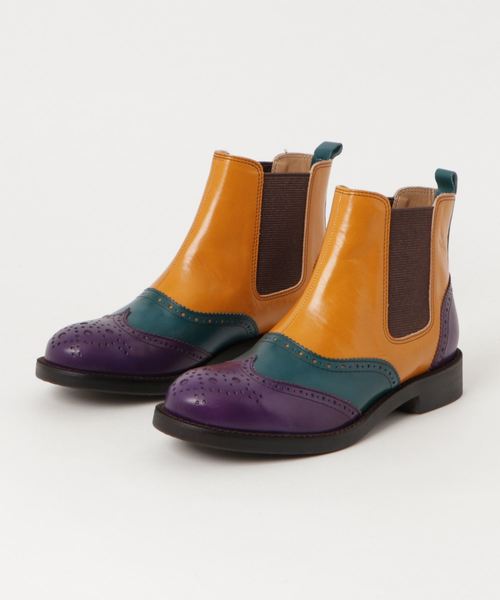 YOSUKE（ヨースケ）の「「YOSUKE/ヨースケ」日本製本革サイドゴアショートブーツ（ブーツ・レディース・ブラック/ブラウン/キャメル/レッド/マルチ/ブラック系その他/ブラウン系その他・23/24/22.5/24.5/23.5/25/25.5）」の7枚目の写真