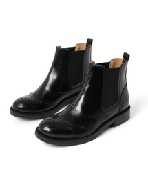 YOSUKE | 【上質な履き心地】「YOSUKE/ヨースケ」日本製本革サイドゴアショートブーツ(ブーツ)