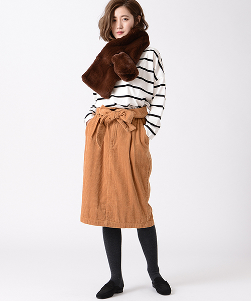 CIAOPANIC TYPY（チャオパニックティピー）の「フェイクファーティペット（ストール/ショール・レディース・ブラック/ブラウン/ベージュ・FREE）」の5枚目の写真