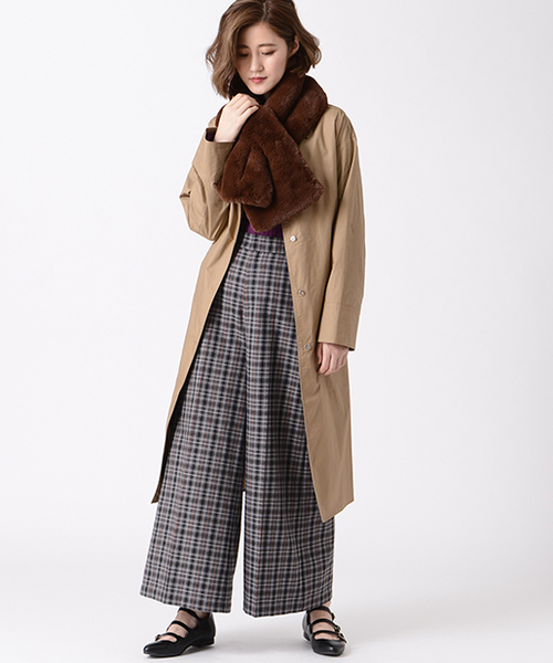 CIAOPANIC TYPY（チャオパニックティピー）の「フェイクファーティペット（ストール/ショール・レディース・ブラック/ブラウン/ベージュ・FREE）」の6枚目の写真