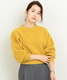 BEAUTY&YOUTH UNITED ARROWS | BY ハミルトンウールアゼショートクルーネックニット(ニット/セーター)