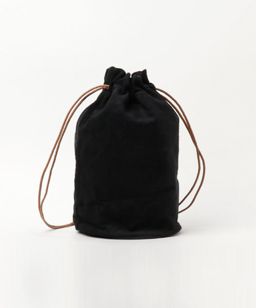 MERLOT（メルロー）の「コーデュロイ巾着バッグ2446（ハンドバッグ・レディース・ブラック/ベージュ/ピンク・FREE）」の11枚目の写真