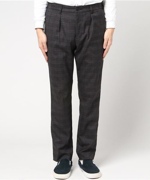 STUDIOUS(ステュディオス)の「T/Wチェックストレートパンツ(スラックス・メンズ・ブラック/ブラウン・1/2/3)」の10枚目の写真