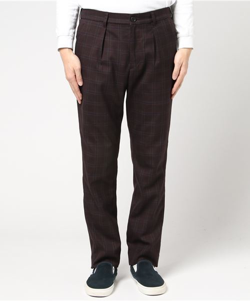 STUDIOUS(ステュディオス)の「T/Wチェックストレートパンツ(スラックス・メンズ・ブラック/ブラウン・1/2/3)」の11枚目の写真