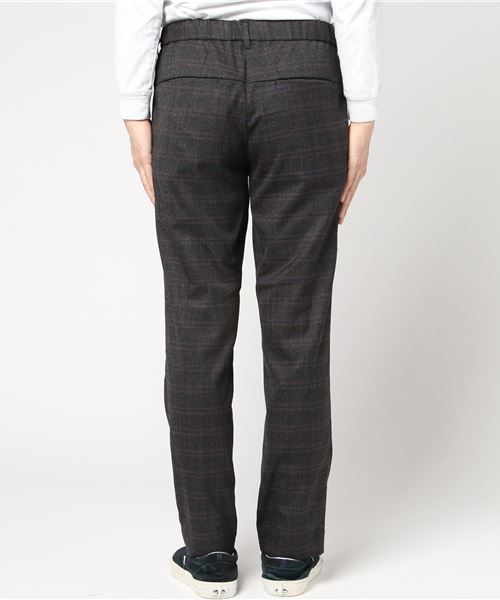 STUDIOUS(ステュディオス)の「T/Wチェックストレートパンツ(スラックス・メンズ・ブラック/ブラウン・1/2/3)」の6枚目の写真