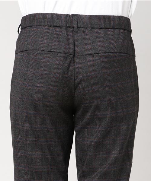 STUDIOUS(ステュディオス)の「T/Wチェックストレートパンツ(スラックス・メンズ・ブラック/ブラウン・1/2/3)」の8枚目の写真