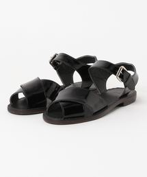 MARGARET HOWELL | CROSS LEATHER SANDAL(サンダル)