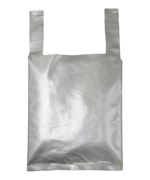 ZUCCa（ズッカ）の「ＰＵエコバッグ（トートバッグ・レディース・ホワイト/ピンク/シルバー/ブルー・FREE）」の4枚目の写真