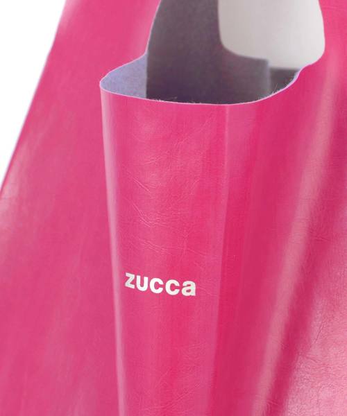 ZUCCa（ズッカ）の「ＰＵエコバッグ（トートバッグ・レディース・ホワイト/ピンク/シルバー/ブルー・FREE）」の6枚目の写真
