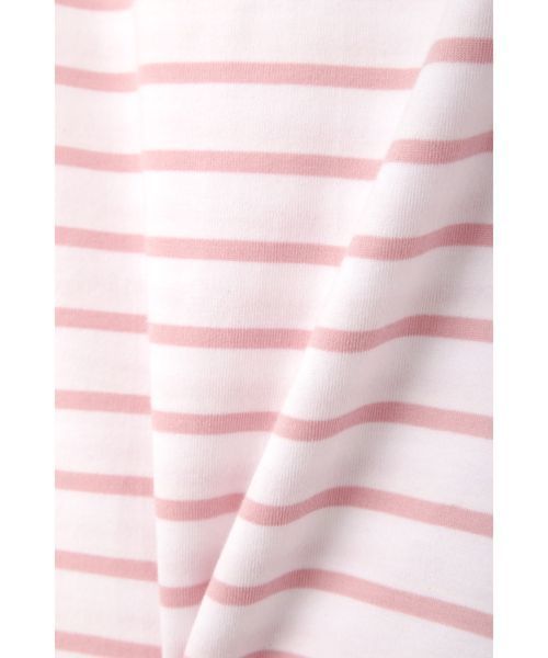 NATURAL BEAUTY BASIC（ナチュラルビューティーベーシック）の「ベーシックボーダー７分袖（Tシャツ/カットソー・レディース・オフホワイト/ライトホワイト/ベージュ系その他・MEDIUM）」の13枚目の写真