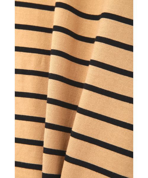 NATURAL BEAUTY BASIC（ナチュラルビューティーベーシック）の「ベーシックボーダー７分袖（Tシャツ/カットソー・レディース・オフホワイト/ライトホワイト/ベージュ系その他・MEDIUM）」の15枚目の写真