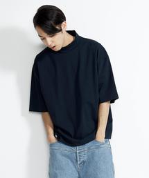 EN ROUTE | ＜EN ROUTE＞モックネック ルーズフィット ハーフスリーブT(Tシャツ/カットソー)