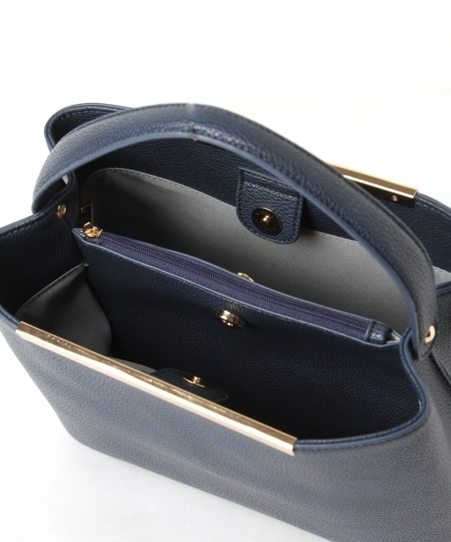 Andemiu（アンデミュウ）の「クチモトカナグ２ＷＡＹショルダーバッグ784963（ショルダーバッグ・レディース・ネイビー/ピンク/オフホワイト・FREE）」の10枚目の写真