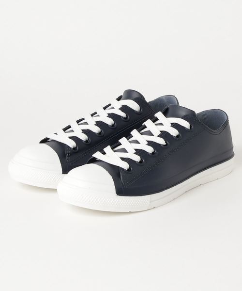 KOBE LETTUCE（コウベレタス）の「ローカットレインスニーカー（レインシューズ・レディース・ホワイト/ブラック系その他/ブラック/ネイビー/レッド・M/L/S/LL）」の9枚目の写真