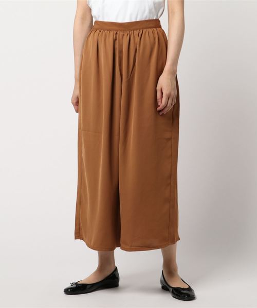 AMERICAN HOLIC（アメリカンホリック）の「・12colタックワイドガウチョパンツ（その他パンツ・レディース・ブラック系その他/アイボリー/モカ/ストライプ/その他14/グリーン/キャメル/ドット/ブルー/ブラック/イエロー・L/M）」の8枚目の写真