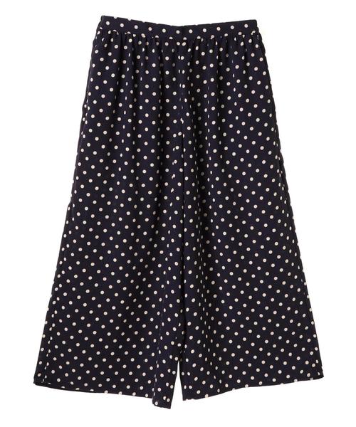 AMERICAN HOLIC（アメリカンホリック）の「・12colタックワイドガウチョパンツ（その他パンツ・レディース・ブラック系その他/アイボリー/モカ/ストライプ/その他14/グリーン/キャメル/ドット/ブルー/ブラック/イエロー・L/M）」の20枚目の写真