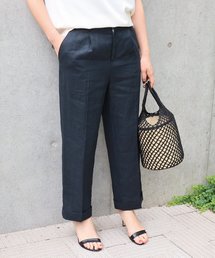 IENA | French Linenタックパンツ◆(その他パンツ)