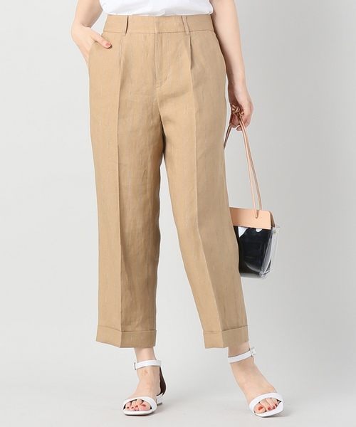 セール】French Linenタックパンツ◇（その他パンツ）｜IENA