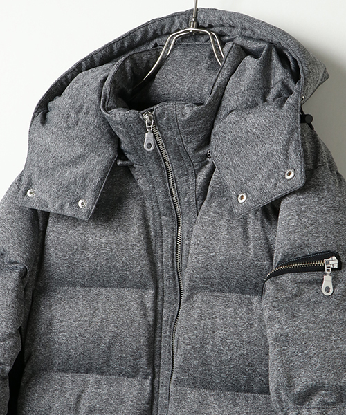 VENCEEXCHANGE（ヴァンスエクスチェンジ）の「杢ストレッチワキリブブルゾン（ブルゾン・メンズ・ブラック/グレー・LL/M/L）」の3枚目の写真