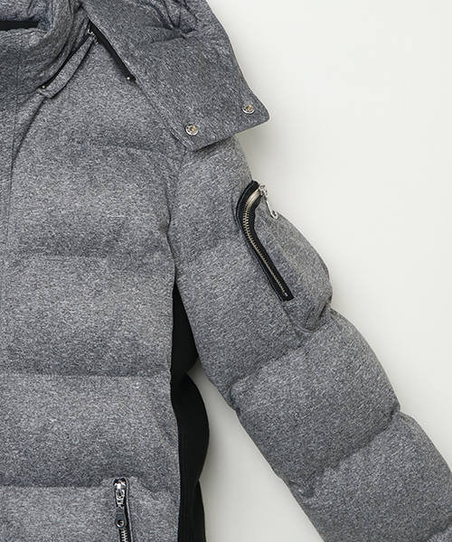 VENCEEXCHANGE（ヴァンスエクスチェンジ）の「杢ストレッチワキリブブルゾン（ブルゾン・メンズ・ブラック/グレー・LL/M/L）」の10枚目の写真