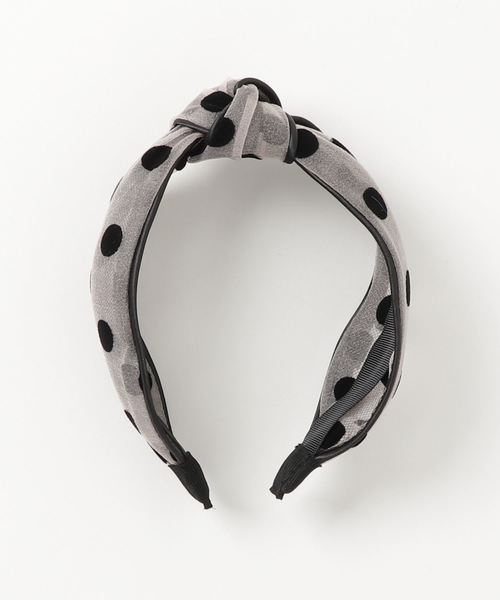 Fun & Daily(ファンアンドデイリー)の「F&D : シースルードットカチューシャ(カチューシャ・レディース・ホワイト/ブラック/ライトピンク/ライトベージュ・FREE)」の2枚目の写真