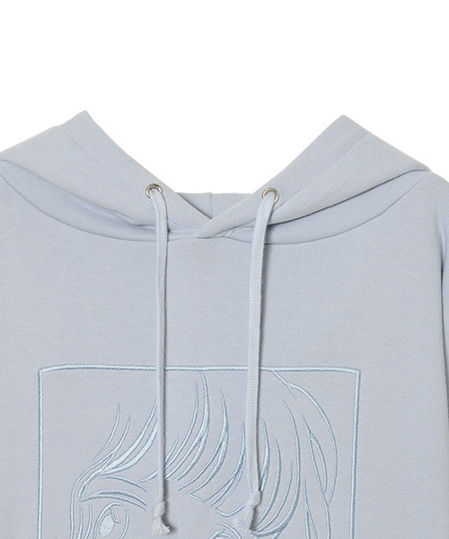 Candy Stripper(キャンディストリッパー)の「GIRLS GIRLS GIRLS HOODIE(パーカー・レディース・オフホワイト/ブラック/ライトブルー/ピンク・2)」の7枚目の写真