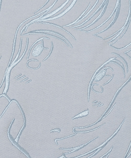 Candy Stripper(キャンディストリッパー)の「GIRLS GIRLS GIRLS HOODIE(パーカー・レディース・オフホワイト/ブラック/ライトブルー/ピンク・2)」の14枚目の写真