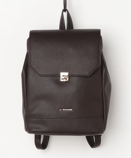 LA BAGAGERIE（ラバガジェリー）の「金具アクセントリュック（バックパック/リュック・レディース・ブラック/グレー/その他/ブルー/アイボリー/ブラウン/グリーン・FREE）」の5枚目の写真