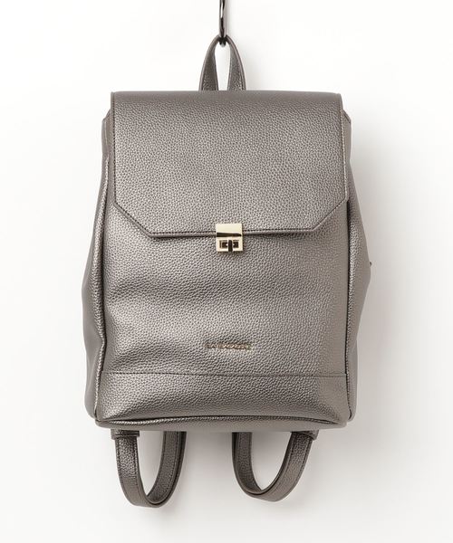 LA BAGAGERIE（ラバガジェリー）の「金具アクセントリュック（バックパック/リュック・レディース・ブラック/グレー/その他/ブルー/アイボリー/ブラウン/グリーン・FREE）」の7枚目の写真