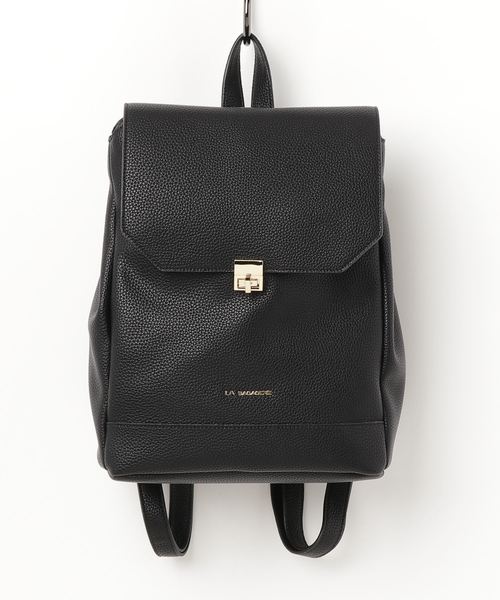 LA BAGAGERIE（ラバガジェリー）の「金具アクセントリュック（バックパック/リュック・レディース・ブラック/グレー/その他/ブルー/アイボリー/ブラウン/グリーン・FREE）」の3枚目の写真