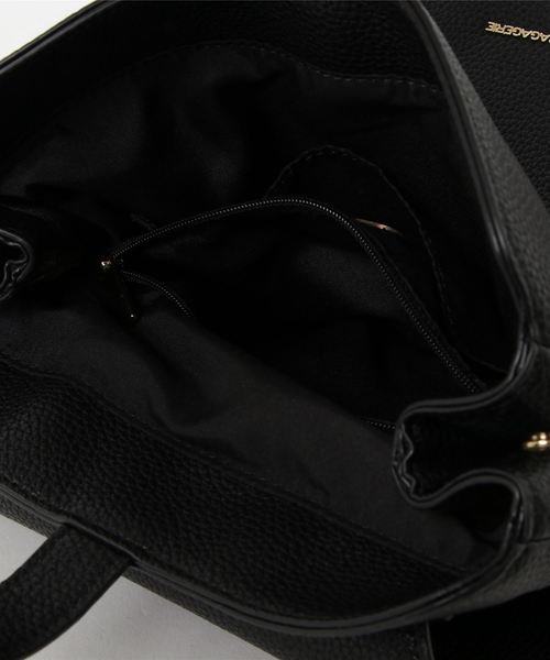 LA BAGAGERIE（ラバガジェリー）の「金具アクセントリュック（バックパック/リュック・レディース・ブラック/グレー/その他/ブルー/アイボリー/ブラウン/グリーン・FREE）」の10枚目の写真