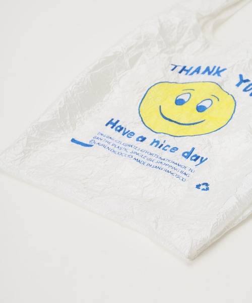 Deuxieme Classe（ドゥーズィエムクラス）の「OPEN-EDITIONS SMILE TOTE（エコバッグ/サブバッグ・レディース・ホワイト・FREE）」の5枚目の写真