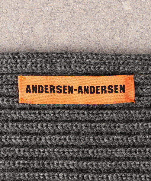 Andersen-Andersen（アンデルセンアンデルセン）の「[アンデルセンアンデルセン]ANDERSEN-ANDERSEN  SCARF マフラー（マフラー・メンズ・ブラック/ベージュ/ロイヤルブルー/ネイビー/オフホワイト/ダークグリーン/グレー/レッド・FREE）」の11枚目の写真