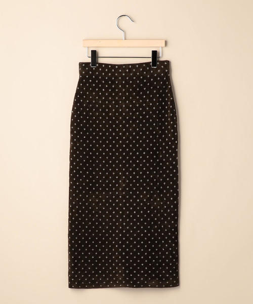 TAN（タン）の「＜TAN＞ドットジャカードスカート（スカート）」 - WEAR 