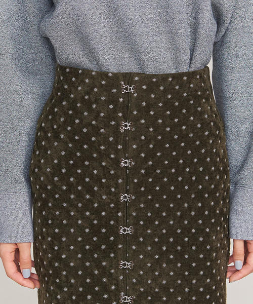 TAN（タン）の「＜TAN＞ドットジャカードスカート（スカート）」 - WEAR 