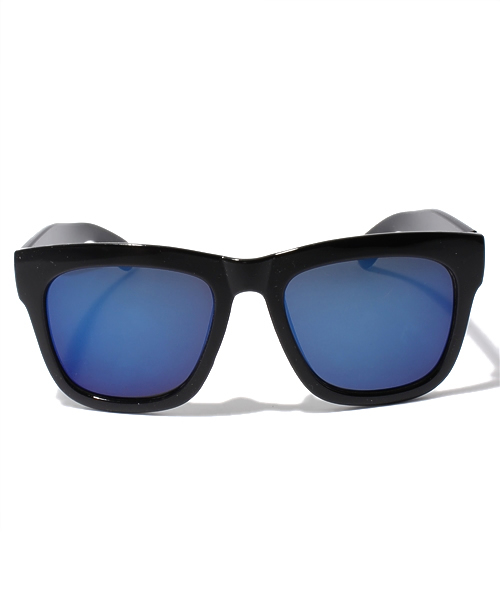 WEGO（ウィゴー）の「WEGO/ビッグミラーサングラス（サングラス・メンズ・ブルー/パープル・FREE）」の3枚目の写真