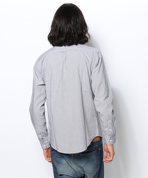 WEGO（ウィゴー）の「WEGO/BOXロゴシャツ（シャツ/ブラウス・メンズ・ホワイト/ブラック・LARGE/MEDIUM）」の8枚目の写真