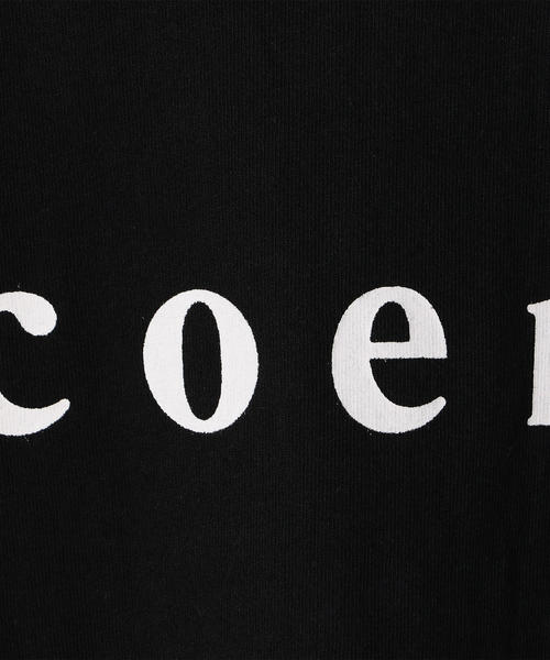 coen（コーエン）の「【WOMENS】coen(コーエン)ロゴTシャツ（Tシャツ/カットソー・レディース・ブラック/ホワイト・MEDIUM/LARGE）」の7枚目の写真