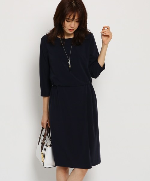 セール Indivi インディヴィ のワンピース 7分袖フロントタックワンピース 127 19 01 をセール価格で購入できます Indivi ワンピース Indivi インディヴィ のファッション ワンピース ドレス 7分袖フロントタックワンピース ワンピース