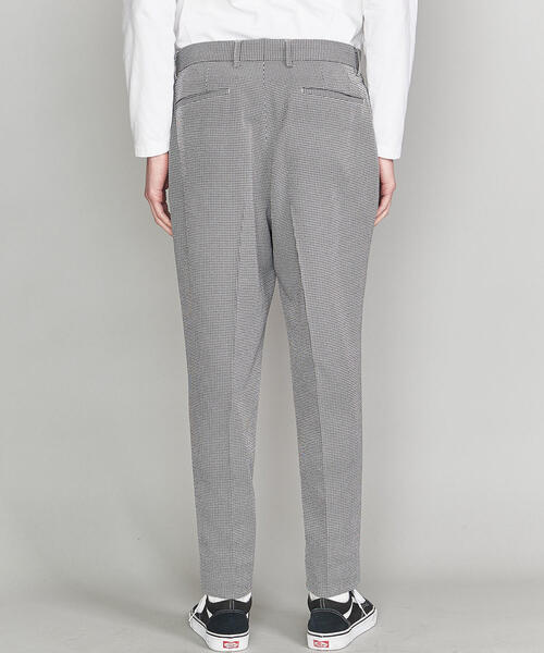 BEAUTY&YOUTH UNITED ARROWS（ビューティーアンドユースユナイテッドアローズ）の「【WEB限定】 by ガンクラブチェック 2P ワイド テーパードパンツ（その他パンツ・メンズ・ベージュ/ブラック・MEDIUM/SMALL/LARGE/X-LARGE）」の11枚目の写真