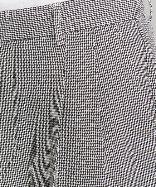 BEAUTY&YOUTH UNITED ARROWS（ビューティーアンドユースユナイテッドアローズ）の「【WEB限定】 by ガンクラブチェック 2P ワイド テーパードパンツ（その他パンツ・メンズ・ベージュ/ブラック・MEDIUM/SMALL/LARGE/X-LARGE）」の3枚目の写真