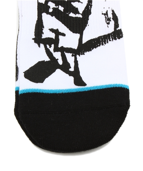 STANCE(スタンス)の「スタンスソックス 左右非対称 アシンメトリー STANCE BENT(ソックス/靴下・メンズ・ホワイト・27cm)」の3枚目の写真