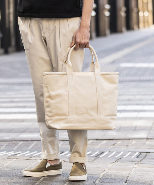 MACKINTOSH PHILOSOPHY(マッキントッシュ フィロソフィー)の「10OZキャンバストートバッグ(トートバッグ)」|ホワイト