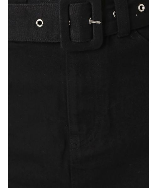 EMODA（エモダ）の「ベルトボックスミニスカート（スカート・レディース・ブラック/ホワイト/キャメル・SMALL/MEDIUM）」の17枚目の写真